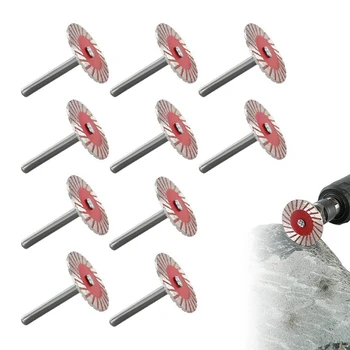 10 ADET Metal Oyma Bıçakları 2023 Mini Gravür Testere Bıçakları Metal Kesme Tekerleği, Çıkarılabilir Elmas Testere Bıçağı