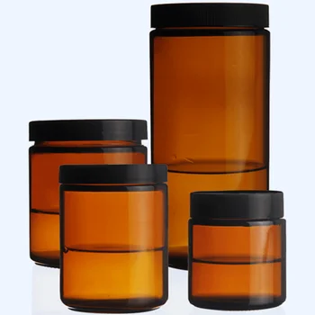 100 250 500 1000ml VOC Amber Toprak örnekleme şişesi Cam Reaktif geniş ağızlı şişe örnekleme şişesi Laboratuvar Kimyasal Deney