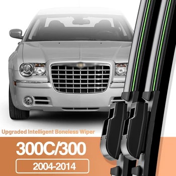 2 adet Chrysler İçin 300C 300 2004-2014 ön cam sileceği Bıçakları Ön Cam Aksesuarları 2005 2006 2008 2009 2010 2013