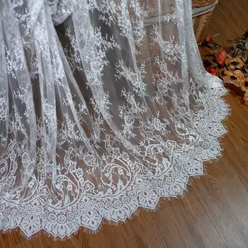 3 metre uzunluğunda 1 metre genişliğinde dantel kumaş düğün elbisesi kumaş masa örtüsü perde kumaşı dekoratif dantel aksesuarları
