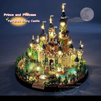 3600 Adet Peri Masalı Kale Yapı Taşları Mikro Parçacık Montaj Prenses Dıy Modeli Dekorasyon çocuklar için doğum günü hediyesi