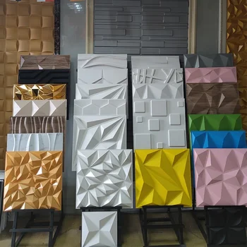 50x50 cm Dekoratif 3D Duvar Paneli Elmas Taş Tuğla Oturma Odası TV Arka Plan Çıkartmaları Kiremit Kalıp 3D duvar sticker banyo mutfak
