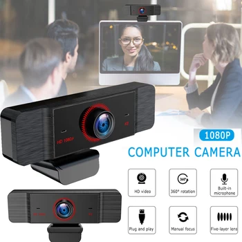 Akıllı Pc Video Yakalama Kamera Yüksek Hassasiyetli Web Kamerası Yeni Bilgisayar İçin 1080p Yüksek Hassasiyetli Web Kamerası Dizüstü Bilgisayar İçin Mini Web Kamerası