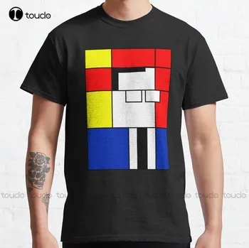 Ambedkar-Mondrian Tarzı klasik tişört özel gömlek Moda Yaratıcı Eğlence komik harajuku tişört Özel Hediye Xs-5Xl Retro