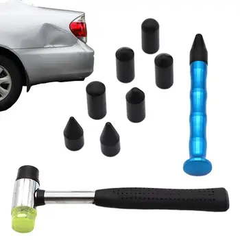 Araba Dent Onarım Aracı Araba Çekiç Kiti Dent Onarım İçin Taşınabilir Değiştirilebilir Ucu Tamir Araçları Kaymaz Araç Motosiklet İçin