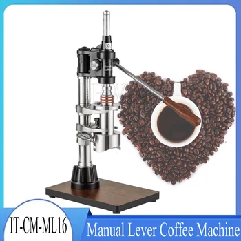 Basınç Kolu Kahve Makinesi El Preslenmiş Kahve Makinesi 304 Paslanmaz Çelik Manuel Espresso