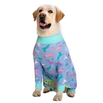 Büyük Köpek Giyim Pijama Tulum Büyük Köpek Giysileri Kıyafet Fransız Bulldog Corgi Samoyed Husky Labrador Golden Retriever Kostüm