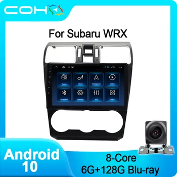 COHO Subaru WRX İçin IPS Ekran Araba Radyo Gps Navigasyon Multimedya Oynatıcı Android 10.0 8 çekirdekli 6 + 128G