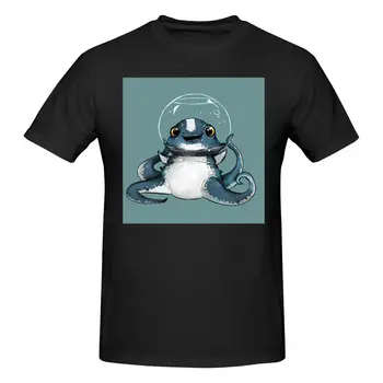 Cuddlefish Baby-Subnautica Erkek T-shirt Slim Fit Baskı 2023 Spor Üstleri Ekip Boyun Açık Streetwear