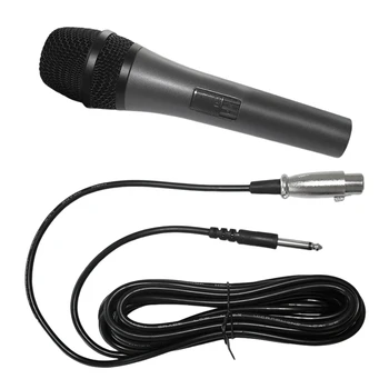 Dinamik Mikrofon İle Açık Ve Kapalı Anahtarı Kablolu Karaoke Mikrofon Kondenser Mikrofon Vokal Müzik Performansı