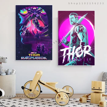 Disney Süper Kahraman Thor Ragnarok Film Avengers Thor Portre Elmas Boyama Nakış Çapraz Dikiş kitleri Mozaik Ev Dekor