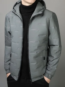 Dolgu Kapşonlu Erkek Yastıklı Ceket Giyim Aşağı Ceketler Erkekler için Kore Tarzı Parkas Ücretsiz Kargo Sunuyor Popüler Giysiler Kapitone
