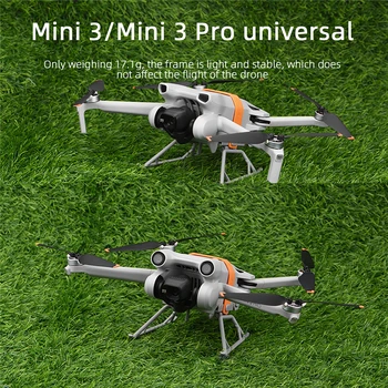 Drone Tripod Kurcalamayan İniş takımı Pervane Stabilizatörleri katlanır stand Mini 3 / Mini 3 Pro Aksesuarları Yükseltme Standı