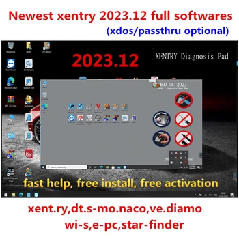 En yeni 2023.12 Xentry Tam Yazılımları DAS, Vediamo, D. TS,W.IS,EP. C,Starfind.er Yıldız C4 C5 C6 Openport 2.0 için ücretsiz Kurulum Etkinleştirme