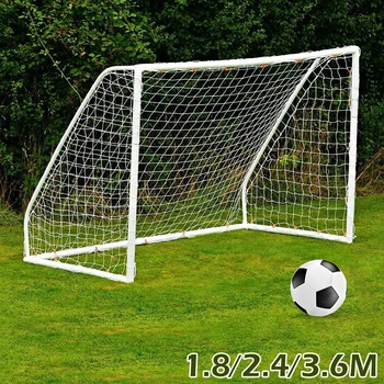 Futbol Net Futbol Gol Sonrası Genç Spor Eğitimi 2.4 m x 1.8 m 3.6 m x 1.8 m Futbol Net Katlanabilir Taşınabilir Futbol Net Çocuklar