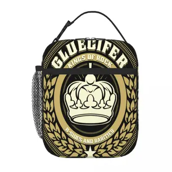 Gluecifer Kralları Garaj Canlanma yemek taşıma çantası Termo Çanta Yalıtım Çantaları Öğle Yemeği Termal Çanta