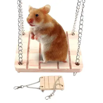 Hamster Kafesi Salıncak Sevimli Papağan fare Asılı Salıncak Oyuncak Hamster Oyuncak Chinchilla Eğlendirmek Fare Pet Egzersiz Oyuncaklar Aksesuarları Kaynağı