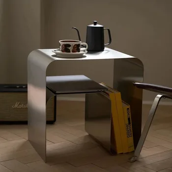 Iskandinav Lüks Kahve Masaları Metal Modern Tasarım oturma odası kahve sehpaları Benzersiz Minimalist Mesa Yardımcı salon mobilyaları