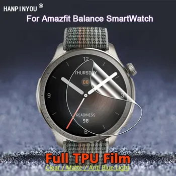 Için Amazfit Denge SmartWatch HD Temizle / Mat / Anti mavi ışık Yumuşak TPU Hidrojel ekran koruyucu film-Temperli Cam