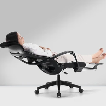 Iş Uzanmış ergonomik ofis koltuğu Ev Çalışma Modern Kol ofis koltuğu Bilgisayar Konferans Şezlong Büro Mobilyaları SR50OC