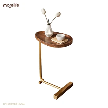 Işık lüks yan masa basit köşe Masaları mobil küçük Daire Modern komodin oturma Odası Mobilya Ücretsiz Kargo