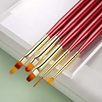 İpuçları Astar Tırnak Çizim Fırçası UV Jel Uzatma UV Jel Tırnak resim fırçası Tırnak Aksesuarları tırnak resim boyası Fırça Tırnak Süsleyen Kalem