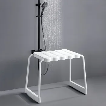 Japon Kaymaz banyo taburesi Modern Taşınabilir Beyaz Ayarlanabilir banyo taburesi İskandinav Köşe Mobili Başına La Casa Ev Mobilyaları