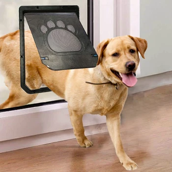 Kilitlenebilir Manyetik Ekran Yeni Güvenli Pet Kapı Açık Köpekler Kediler Serbestçe Girin Pencere Kapısı Ev Kolay Kurulum Moda Güzel Bahçe