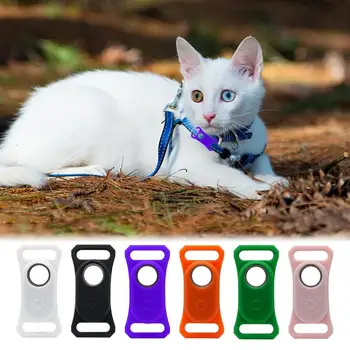 Koruyucu silikon kılıf Bulucu İçin Silikon Kedi köpek tasması köpek tasması Anti-Kayıp Silikon Bulucu İzci Tutucu Kılıf