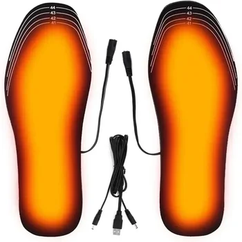 Kış Ayak Açık Isınma Elektrikli Isıtma Ayakkabı Isıtmalı Mat Pad Tabanlık Spor Sıcak Ayak Astarı Çorap İsıtıcı