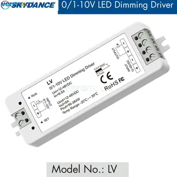 LV 8A*1CH 5-36VDC CV 0/1-10V Karartma Sürücü karartma denetleyicisi 1-10V PWM sabit voltaj dimmer için 0-10V LED şerit LED lamba