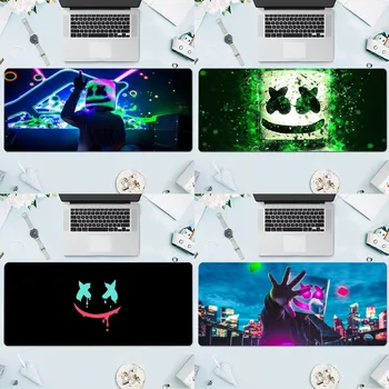 M-Marshmello Sıcak DJ Mousepad Büyük Oyun Bilgisayar Oyun PC Klavye Fare Mat