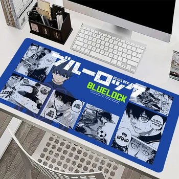 Mavi Kilit Japonya anime fare altlığı Ofis PC oyun aksesuarları Klavye Mousepad Dizüstü Isagi Yoichi Oyun sümen 900x400 Halı