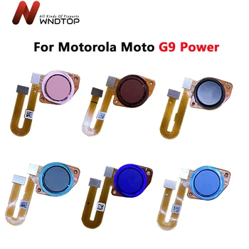 Motorola Moto G9 Güç Ev Düğmesi Parmak İzi Dokunmatik KİMLİĞİ Sensörü Flex Kablo Şerit XT2091-3, XT2091-4 Düğme Anahtarı