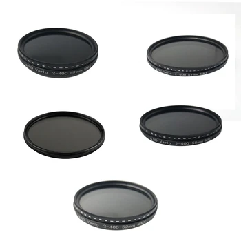 ND2 - 400 Nötr Yoğunluk Fader Değişken ND Filtre Ayarlanabilir Filtre Canon Nikon Sony Kamera Lens İçin