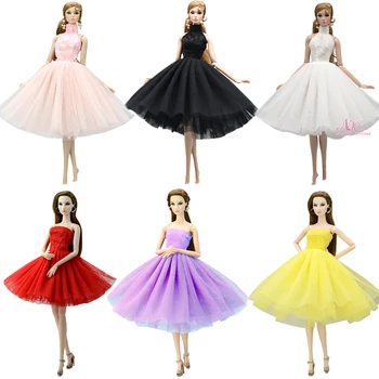 NK 1 Takım 30CM Prenses Günlük Kıyafetler Bale Dans Elbise Etek Moda Giysileri barbie bebek Aksesuarları Kız Hediye Oyuncak JJ