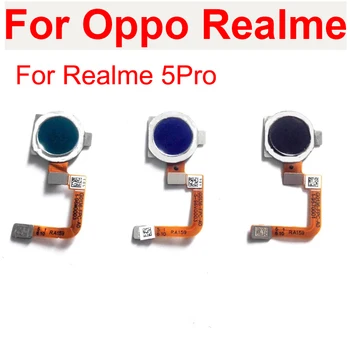 OPPO Realme için 5 Pro 5pro Parmak İzi Sensörü şerit kablo Parmak İzi Dokunmatik KİMLİĞİ Ana Düğme Flex Kablo Yedek Parçaları