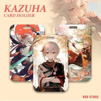 Oyun Genshin Darbe Yeni kart tutucu Karakterler Kazuha Öğrenci Personel KİMLİK Pasaport Bankası Koruyucu ABS Plastik HD Baskı