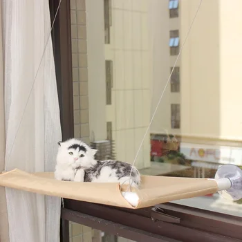 Pet Asılı Yatak Rulman 10 kg Sevimli Kedi Güneşli Pencere Koltuk Montaj Kedi Hamak Rahat Kedi Pet Yatak Raf Koltuk Uyku Yatak Mat