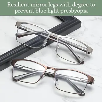 Rahat göz koruması taşınabilir iş okuma gözlüğü Anti-mavi ışık Ultra hafif çerçeve gözlük