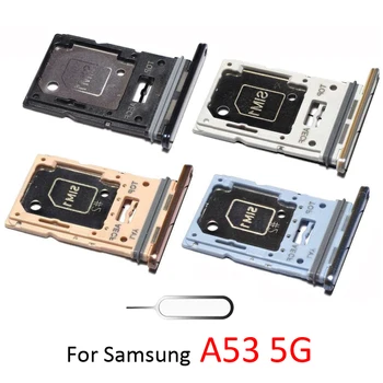 Samsung Galaxy A53 5G A536 A536B A536U A536E A536V A536W Orijinal Telefon Yeni SIM Çip Tepsi Yuvası Adaptörü SD Tutucu Kart Tepsi