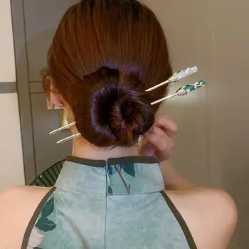 Saç Araçları Yeni Şapkalar Örgülü Tokalar Yaprak Kadın Hanfu Tokalar Çiçek Saç Sopa Çin Saç Çatal Kore saç tokası