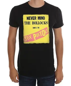 Seks Tabancalar BOLLOCKS KAPAK Punk Rock T-Shirt NWT Otantik ve Lisanslı
