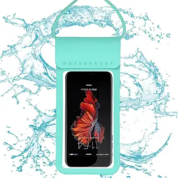 Su geçirmez Çanta Bağımsız Kamera Tasarım Çantası Kordon İle Derin Su Geçirmez Telefon Su Koruyucu Kılıfı telefon tutucu Plaj