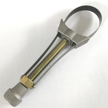 Sökülebilir Kanca Anahtarı Otomatik yağ filtresi Temizleme Aracı Kapağı Anahtarı Kayış Anahtarı Çapı 60mm İçin 120mm Ayarlanabilir El Aleti