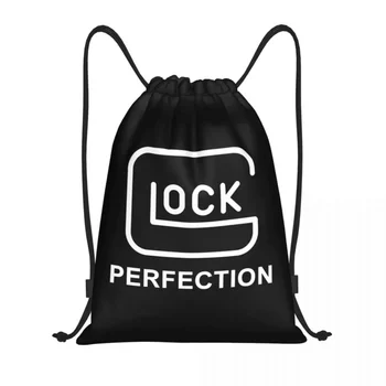 Taktik Glock Çekim Spor büzgülü sırt çantası Kadın Erkek Spor Salonu Spor Sackpack Katlanabilir alışveriş çantası Çuval