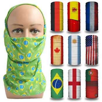Ulusal Bayrak Bandana Dünya Çapında Ulus Futbol Takımı Taraftarları başörtüsü Dikişsiz Boru Snood Boyun Körüğü Yüz Kalkanı Maskesi Kaplama