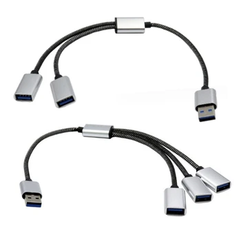 USB Hub 3/2 USB 2.0 Bağlantı Noktası HUB Çoklu OTG 3/2 Bağlantı Noktası USB Güç şarj göbeği Kablo Konektörü Adaptörü