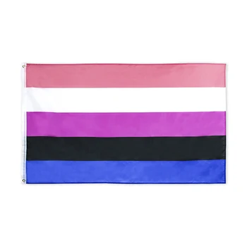 YEHOY 60 * 90 cm 90 * 150 cm 120 * 180 cm cinsiyet sıvı eşcinsel Geçit Şerit Bayrak
