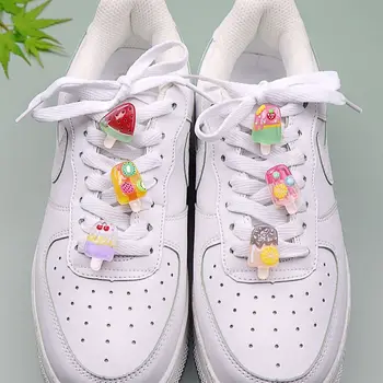 Yeni Renkli Popsicle Seti Ins Popüler Spor Ayakkabı Takılar Güzel ayakkabı tokası Sevimli Ayakkabı Dekorasyon Güzel Çocuk Erkek Kız Hediyeler